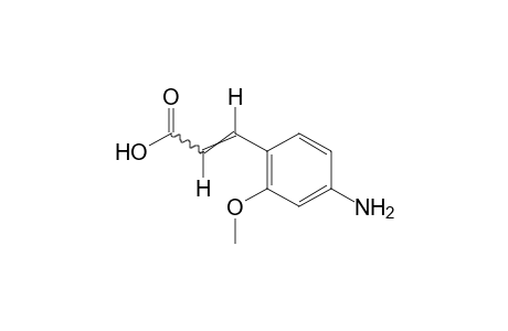 4-amino-2-methoxycinnamic acid