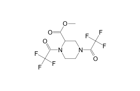 Methyl N,N'-di(trifluoroacetyl)piperazine-2-carboxylate