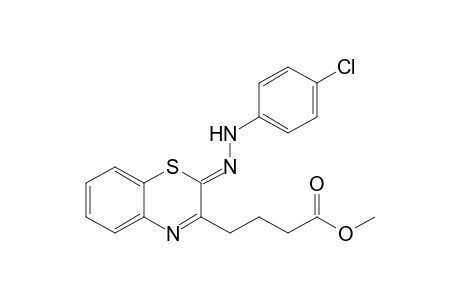 Methyl 4-[2'-(4''-chlorophenyl)hydrazono-2H-1',4'-benzothiazin-3'-yl]-butanoate