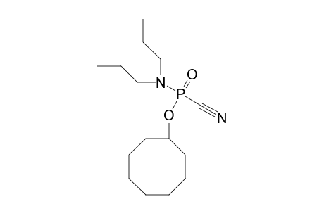 Cyclooctyl dipropylamidocyanidophosphate
