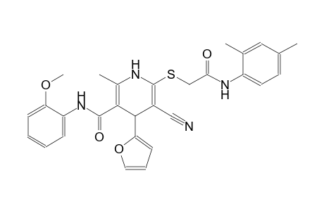 3-pyridinecarboxamide, 5-cyano-6-[[2-[(2,4-dimethylphenyl)amino]-2-oxoethyl]thio]-4-(2-furanyl)-1,4-dihydro-N-(2-methoxyphenyl)-2-methyl-