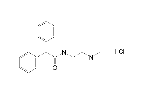 N-[2-(dimethylamino)ethyl]-2,2-diphenyl-N-methylacetamide, monohydrochloride