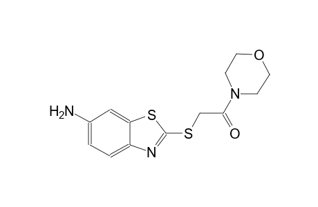 2-{[2-(4-morpholinyl)-2-oxoethyl]sulfanyl}-1,3-benzothiazol-6-amine