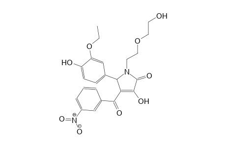 5-(3-ethoxy-4-hydroxyphenyl)-3-hydroxy-1-[2-(2-hydroxyethoxy)ethyl]-4-(3-nitrobenzoyl)-1,5-dihydro-2H-pyrrol-2-one
