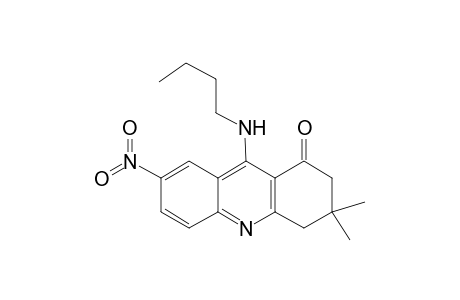 Acridin-1(2H)-one, 3,4-dihydro-9-butylamino-3,3-dimethyl-7-nitro-