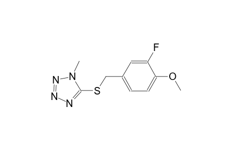 2-Fluoro-4-([(1-methyl-1H-tetraazol-5-yl)sulfanyl]methyl)phenyl methyl ether