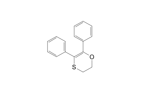 1,4-Oxathiin, 2,3-dihydro-5,6-diphenyl-