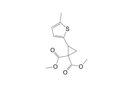 Dimethyl 2-(5-methyl-2-thienyl)cyclopropane-1,1-dicarboxylate