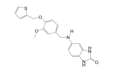 2H-benzimidazol-2-one, 1,3-dihydro-5-[[[3-methoxy-4-(2-thienylmethoxy)phenyl]methyl]amino]-