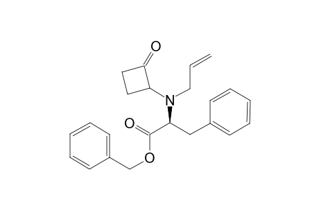 (2S)-benzyl 2-(allyl(2-oxocyclobutyl)amino)-3-phenylpropanoate