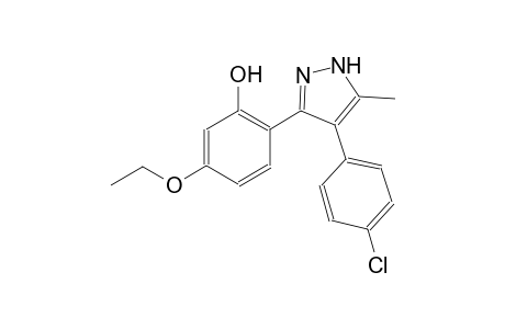 phenol, 2-[4-(4-chlorophenyl)-5-methyl-1H-pyrazol-3-yl]-5-ethoxy-