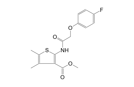 3-thiophenecarboxylic acid, 2-[[(4-fluorophenoxy)acetyl]amino]-4,5-dimethyl-, methyl ester