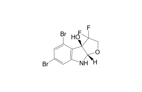 (3aR,8aS)-4,6-dibromo-3,3-difluoro-3,3a,8,8a-tetrahydro-2H-furanindole