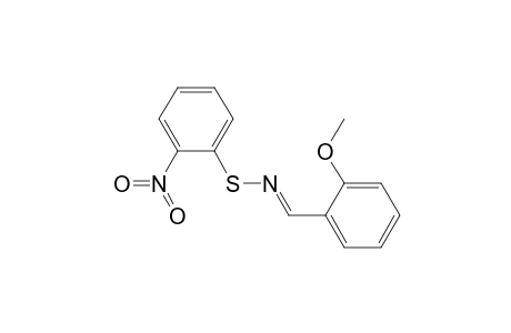 Benzenesulfenamide, N-[(2-methoxyphenyl)methylene]-2-nitro-