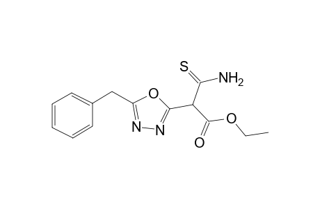 Propanedioic acid, monothioamide, 2-(5-benzyl-1,3,4-oxadiazol-2-yl)-, ethyl ester