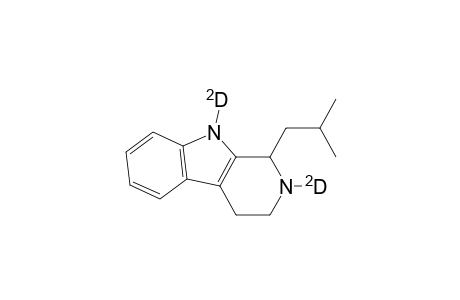 1-Isobutyl-1,2,3,4-tetrahydro-.beta.-carboline-N,N-D2