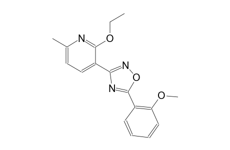 2-ethoxy-3-[5-(2-methoxyphenyl)-1,2,4-oxadiazol-3-yl]-6-methylpyridine
