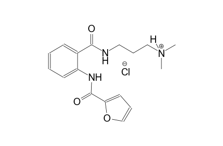 1-propanaminium, 3-[[2-[(2-furanylcarbonyl)amino]benzoyl]amino]-N,N-dimethyl-, chloride