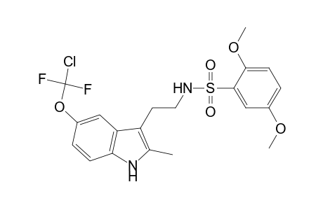 N-(2-{5-[chloro(difluoro)methoxy]-2-methyl-1H-indol-3-yl}ethyl)-2,5-dimethoxybenzenesulfonamide