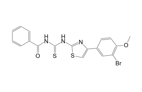 N-benzoyl-N'-[4-(3-bromo-4-methoxyphenyl)-1,3-thiazol-2-yl]thiourea