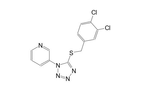 3-{5-[(3,4-dichlorobenzyl)sulfanyl]-1H-tetraazol-1-yl}pyridine