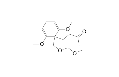 2-Butanone, 4-[2,6-dimethoxy-1-[(methoxymethoxy)methyl]-2,5-cyclohexadien-1-yl]-