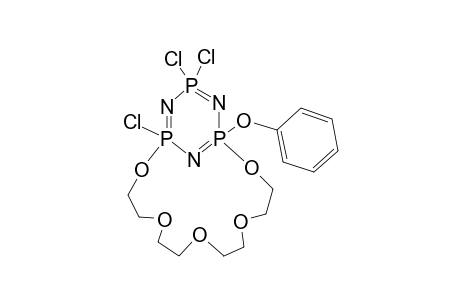 2,4-[OXYTETRAETHYLENOXY]-2-PHENYLOXY-4,6,6-TRICHLOROCYCLOTRIPHOSPHAZATRIENE