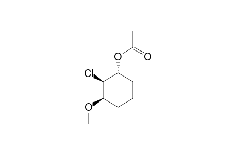 trans-3-Acetoxy-2-chloro-1-methoxycyclohexan