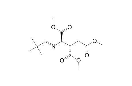 DIMETHYL-(2R*,3S*)-3-(METHOXYCARBONYL)-2-[(2,2-DIMETHYLPROPYLIDENE)-AMINO]-PENTANEDIOATE