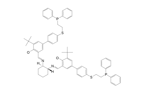 N,N-BIS-(3-TERT.-BUTYL-5-[4-(2-DIPHENYLPHOSPHANYLETHYLSULFANYL)-PHENYL]-SALICYLIDENE-(1R,2R)-DIAMINOCYCLOHEXANE