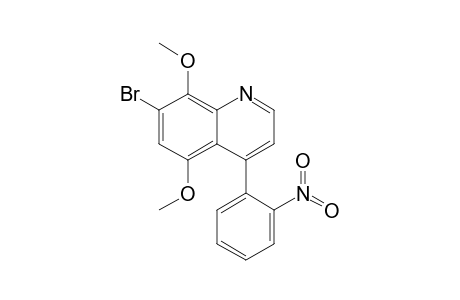 7-Bromo-5,8-dimethoxy-4-(2-nitrophenyl)quinoline