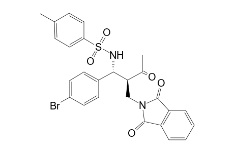 Threo-N-(1-(4-bromophenyl)-2-((1,3-dioxoisoindolin-2-yl)methyl)-3-oxobutyl)-4-methylbenzenesulfonamide