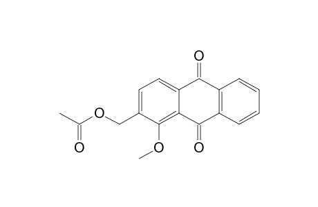 (1-methoxy-9,10-dioxo-2-anthryl)methyl acetate