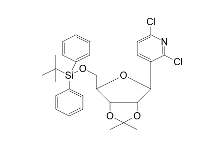 1,4-Anhydro-5-O-[tert-butyl(diphenyl)silyl]-1-(2,6-dichloro-3-pyridinyl)-2,3-O-(1-methylethylidene)pentitol