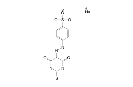 5-(PARA-SULFONIC-ACID-PHENYL-SODIUM-SALT)-AZO-2-THIOXO-PYRIMIDINE-(1H,3H,5H)-4,6-DIONE;LACTAM-KETO-HYDRAZONE