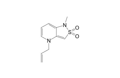 4-Allyl-1-methyl-1,4-dihydroisothiazolo[4,3-b]pyridine 2,2-dioxide