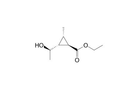 (1R*,2R*,3S*,1'R*)-Ethyl 2-(1-Hydroxyethyl)-3-methylcyclopropane carboxylate