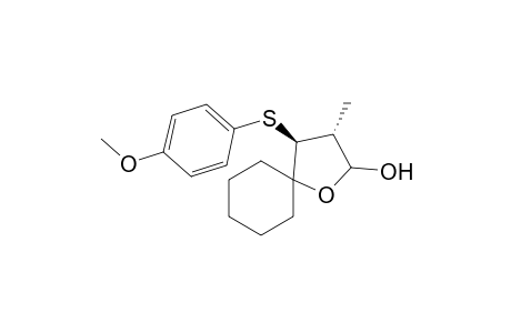 (1S,2R)-1-(4-methoxyphenyl)sulfanyl-2-methyl-4-oxaspiro[4.5]decan-3-ol