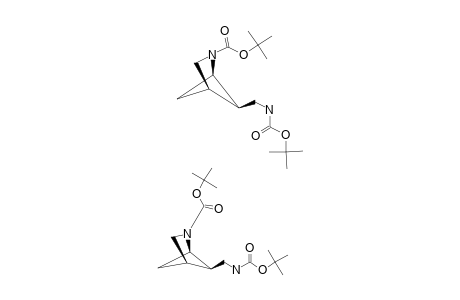 (1R*,4S*,5R*)-2-N-TERT.-BUTOXYCARBONYL-5-N-TERT.-BUTOXYCARBONYLAMINOMETHYL-2-AZABICYCLO-[2.1.1]-HEXANE
