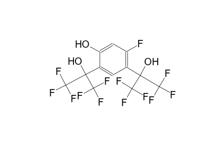 5-Fluoro-2,4-bis-(2,2,2-trifluoro-1-hydroxy-1-trifluoromethyl-ethyl)-phenol