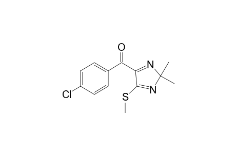 (4-chlorophenyl)-[2,2-dimethyl-5-(methylthio)imidazol-4-yl]methanone