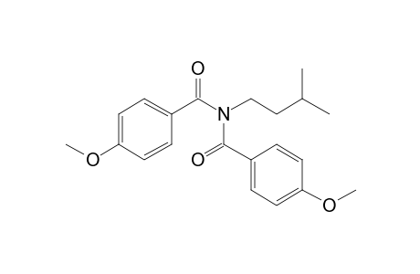 Benzamide, 4-methoxy-N-(4-methoxybenzoyl)-N-3-methylbutyl-