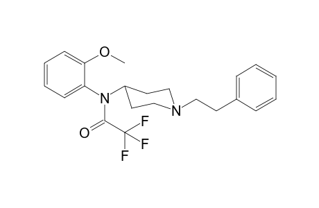 N-(2-Methoxyphenyl)-1-(2-phenylethyl)piperidin-4-amine TFA