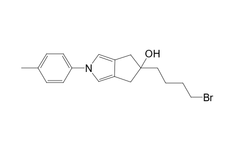 5-(4-bromanylbutyl)-2-(4-methylphenyl)-4,6-dihydrocyclopenta[c]pyrrol-5-ol