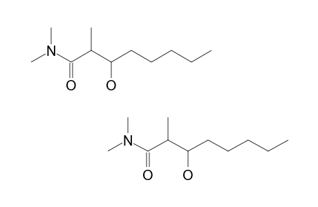 N,N-DIMETHYL-3-HYDROXY-2-METHYLOCTANAMIDE