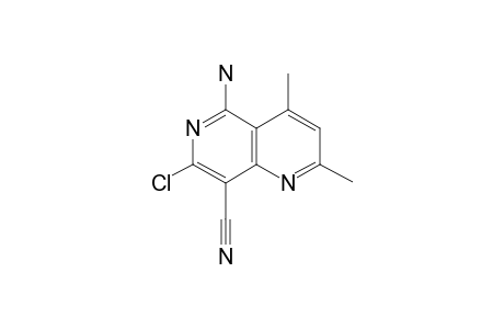 5-Amino-7-chloro-8-cyano-2,4-dimethyl-1,6-naphthyridine