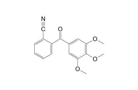 o-(3,4,5-trimethoxybenzoyl)benzonitrile