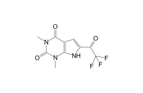 6-Trifluoroacetyl-1,3-dimethyl-1,2,3,4-tetrahydro-7H-pyrrolo[2,3-d[pyrimidine-2,4-dione