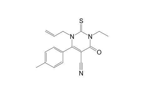 5-Cyano-1-allyl-3-ethyl-6-(4'-methylphenyl)-2-thiouracil