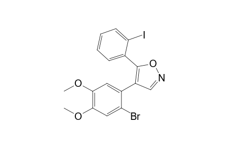 4-(2-Bromo-4,5-dimethoxyphenyl)-5-(2-iodophenyl)isoxazole